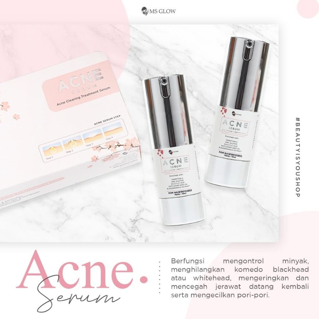 MS Glow Acne Serum / Acne Serum MS Glow