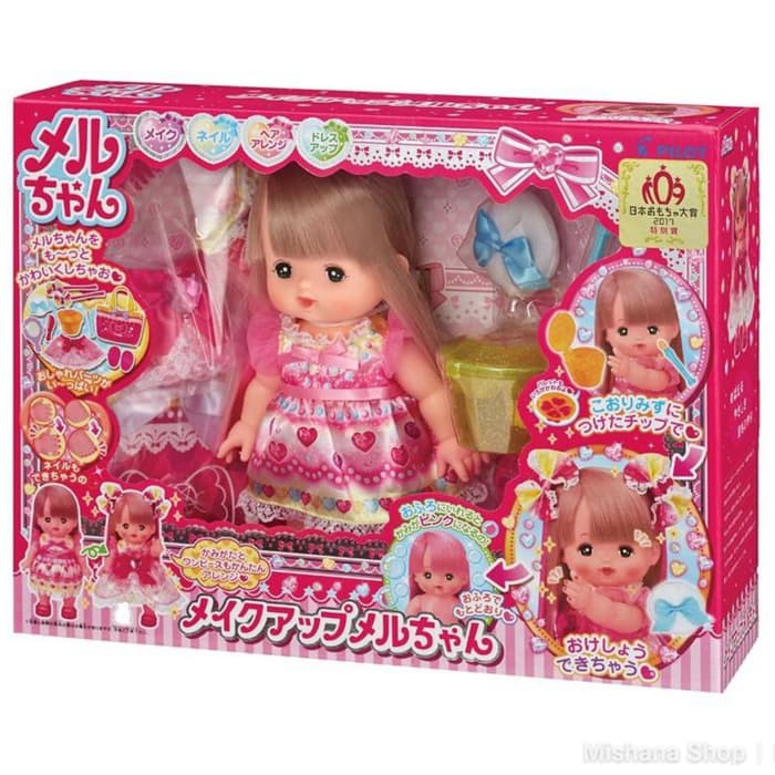 Mainan Anak Perempuan Boneka Mell Chan Making Up