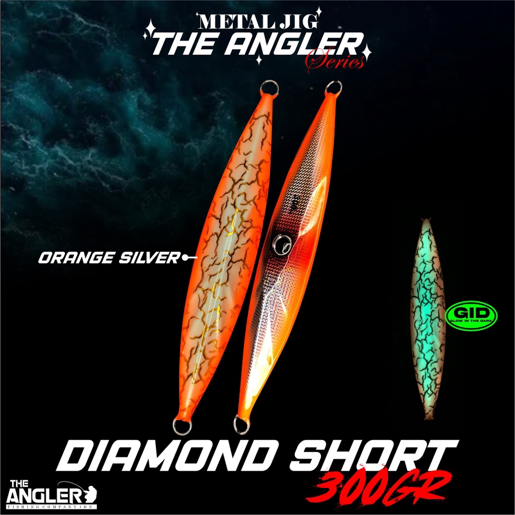 Metal Jig Short Diamond 300g The Angler Series