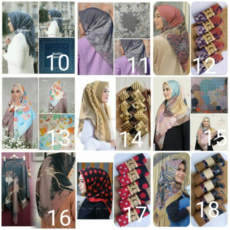 SALE HIJAB/SALE VOAL MOTIF/VOAL/VOAL MOTIF/HIJAB SEGIEMPAT VOAL