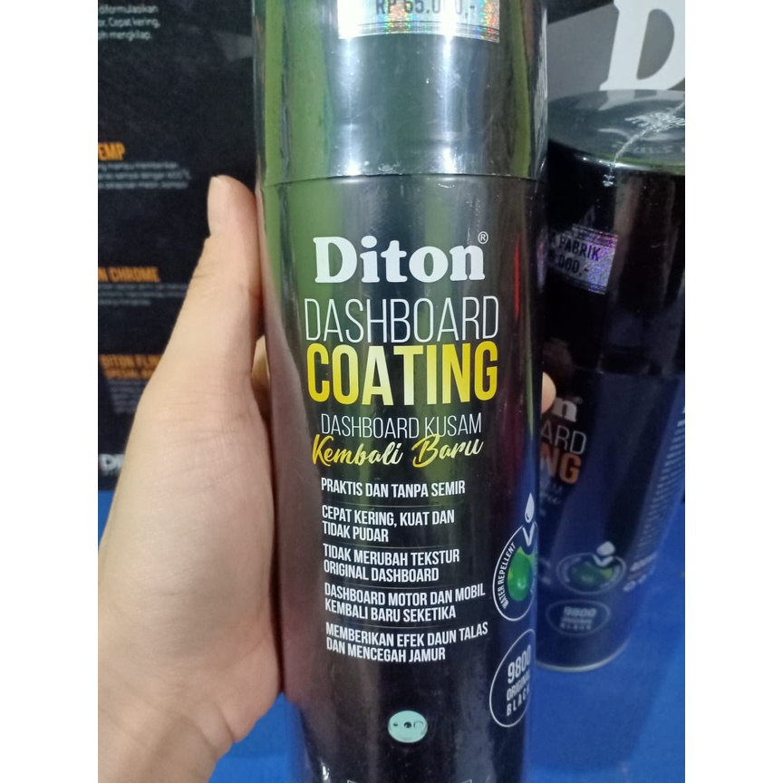 Pilok Pilox Cat Semprot DITON Premium Dashboard Coating Original Black 9800  (Varian 300cc dan 400cc)