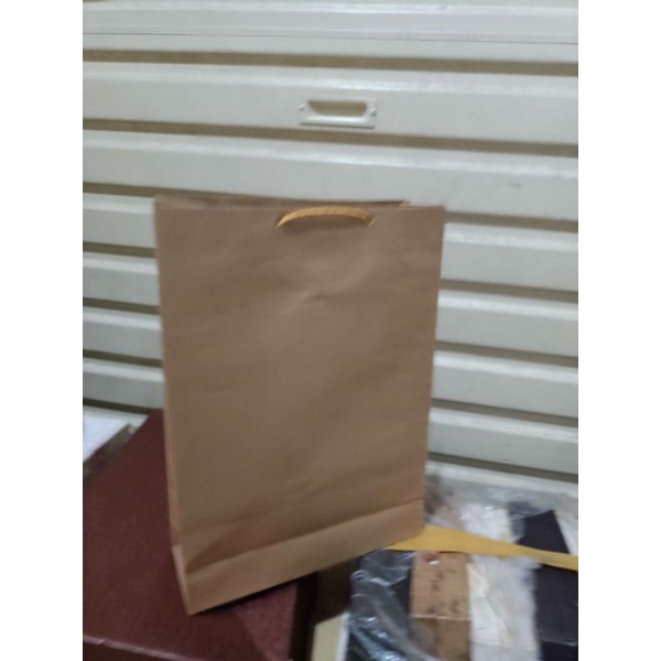 

paper bag xl polos coklat tali kertas isi 12 pcs terlaris dan termurah