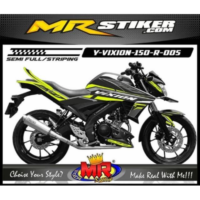 Paling Baru Stiker Motor Keren Vixion