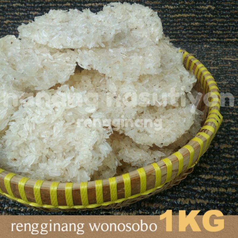 

krupuk kerupuk rengginang ketan mentah asal wonosobo netto 1kg