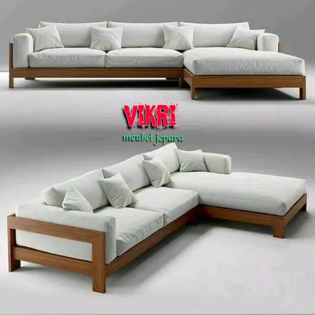 kursi sofa sudut minimalis.mebel jepara