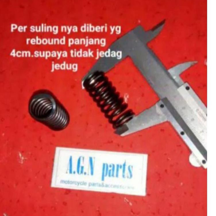 WH7 PAKET PENINGGI SHOCK SKOK  DEPAN BELAKANG MATIC TRAIL JINJIT HONDA-YAMAHA-BEAT FI ESP STREET VAR