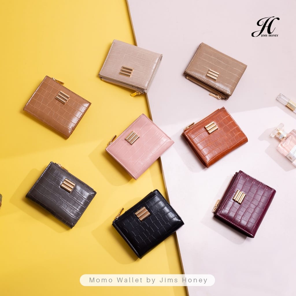 Momo wallet Jims Honey Dompet Lipat Lucu Murah 100% original