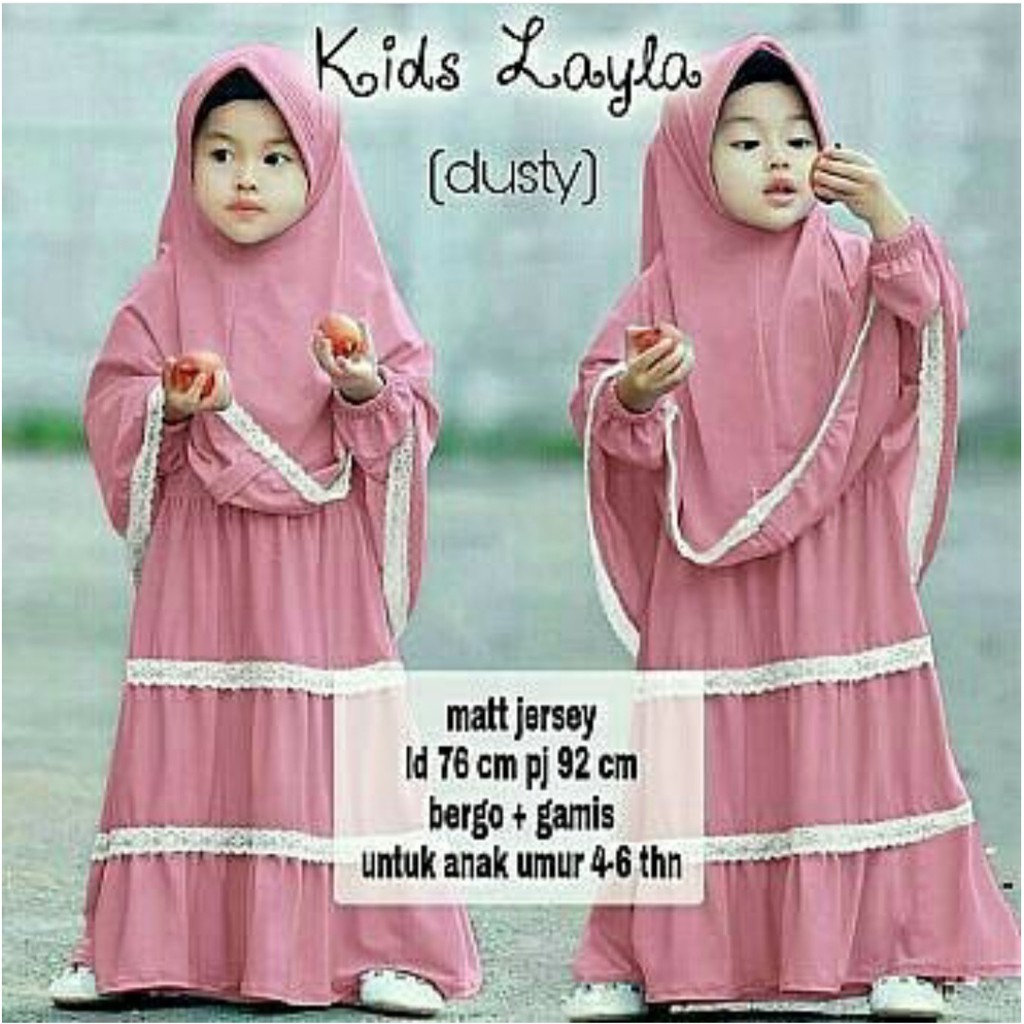 GAMIS ANAK TERBARU - LAYLA SYARI - 2-4 TAHUN