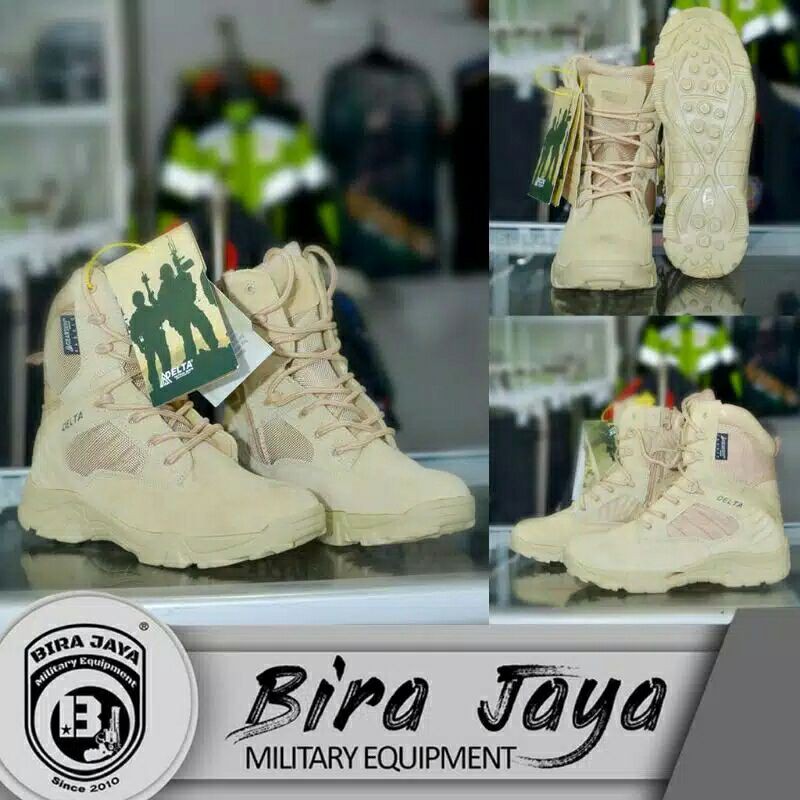 (COD) SEPATU TACTICAL OUTDOOR PRIA ORIGINAL DELTA 8" PDL TNI POLISI