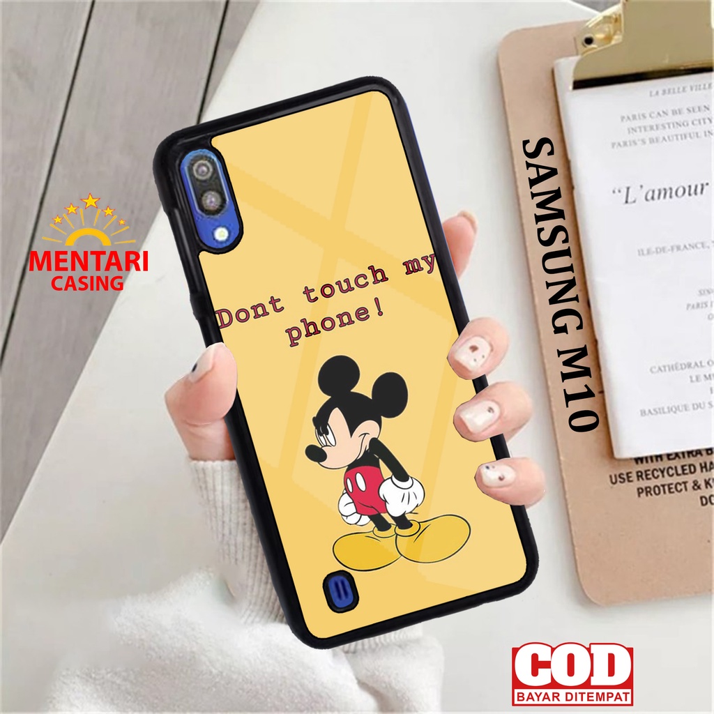 Case SAMSUNG M10 CASING SAMSUNG M10 [ MICKEY ] Mentari casing case hp kondom hp case custom case cas
