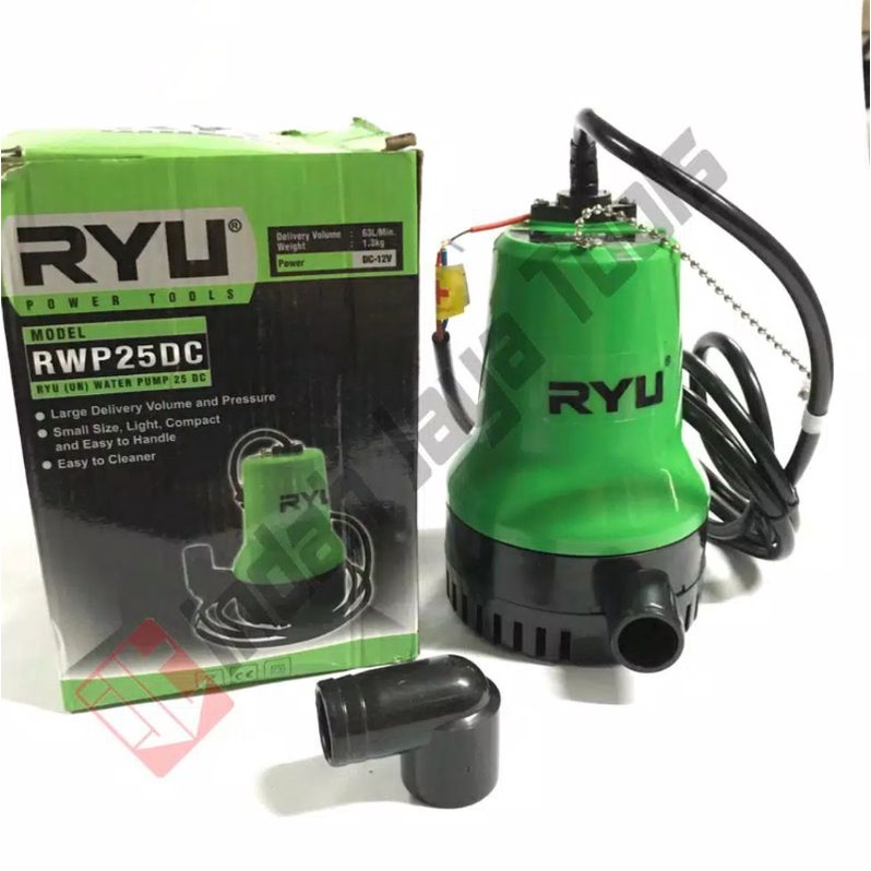 Jual RYU Pompa Celup Air DC 12V Kolam Submersible Pump Shopee Indonesia