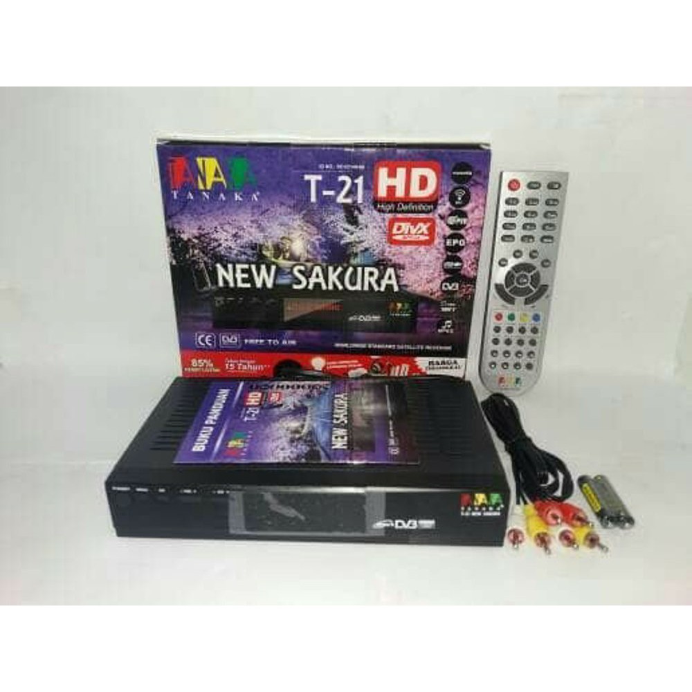 Tanaka T 21 HD New Sakura Receiver Parabola Murah dan Gratis Terbaik