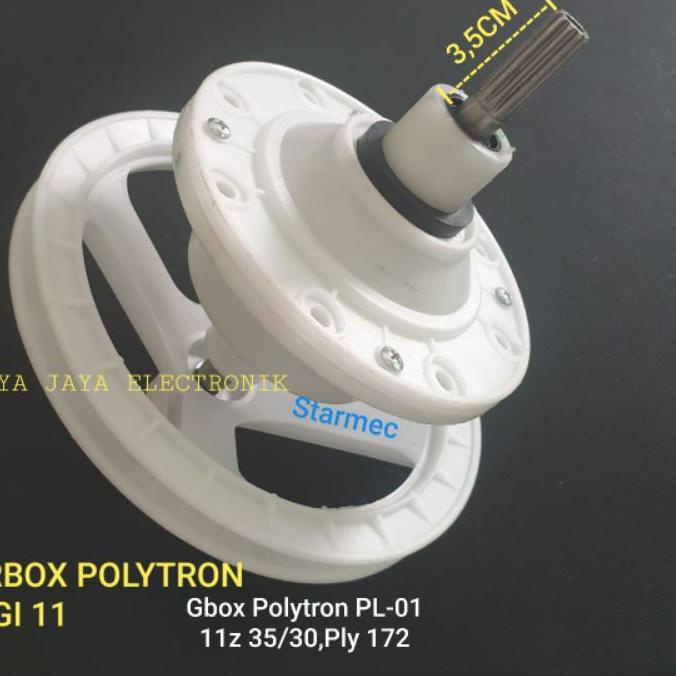Gearbox Mesin Cuci Polytron 14KG PWM-1401 R / PWM -1401 G Gerigi 11