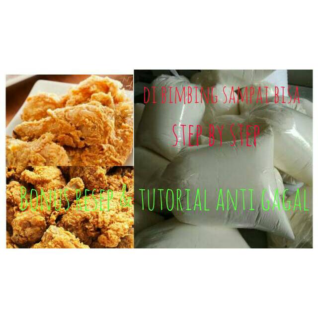 

Tepung fried chicken | AYAM GEPREK | JAMUR CRISPY dll Bonus resep dan rahasia renyah