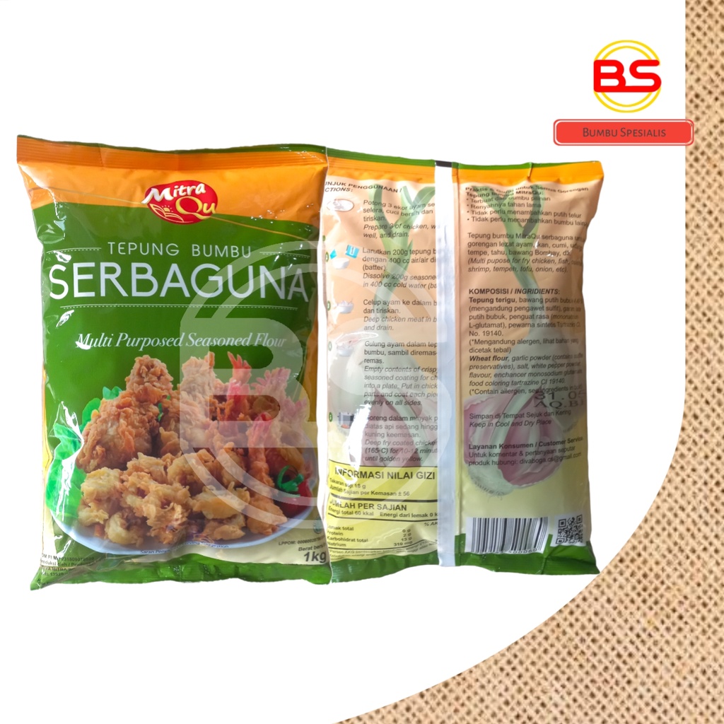 Mitra Qu Tepung Bumbu Serbaguna Original 1kg - HALAL