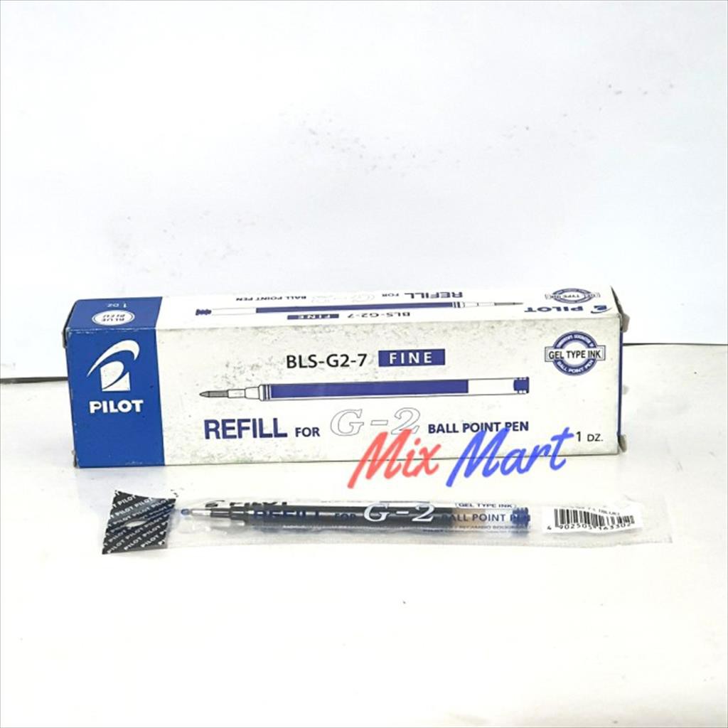 

Isi Pen Pilot G2 0.7 mm Fine BLS-G2-0,7 Biru Refill