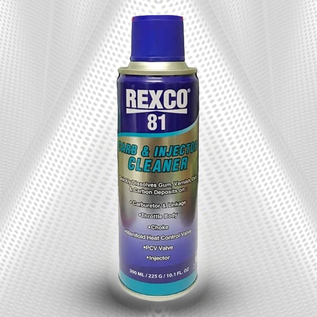 REXCO 81 300ML CARB & INJECTOR CLEANER/PEMBERSIH KARBURATOR & INJEKTOR/PEMBERSIH MOTOR MOBIL INJECTO