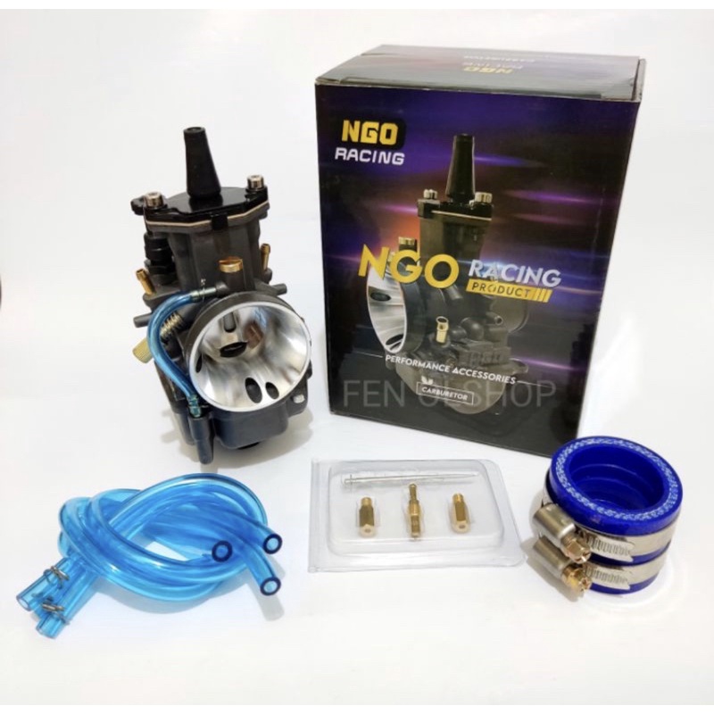 Karburator Pwk 28mm-30mm Black & Silver Original NGO 