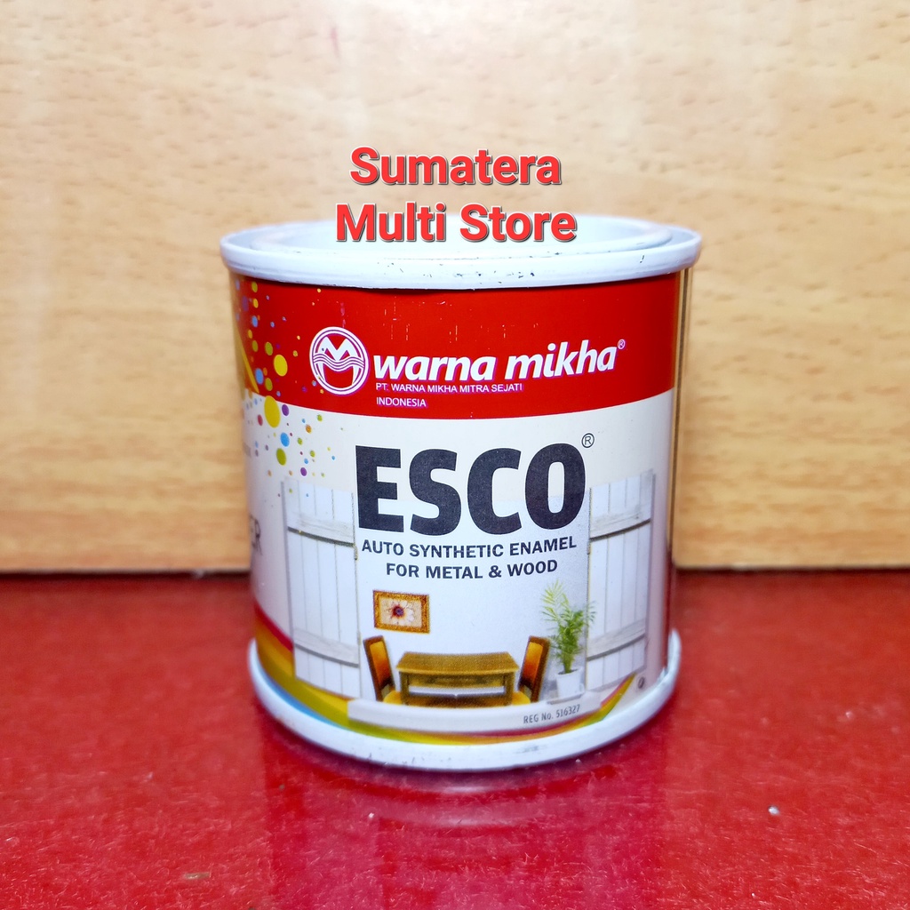 

Esco Cat Minyak warna Silver 100 cc Kaleng Kecil - Cat warna Aluminium / Perak 100 mL