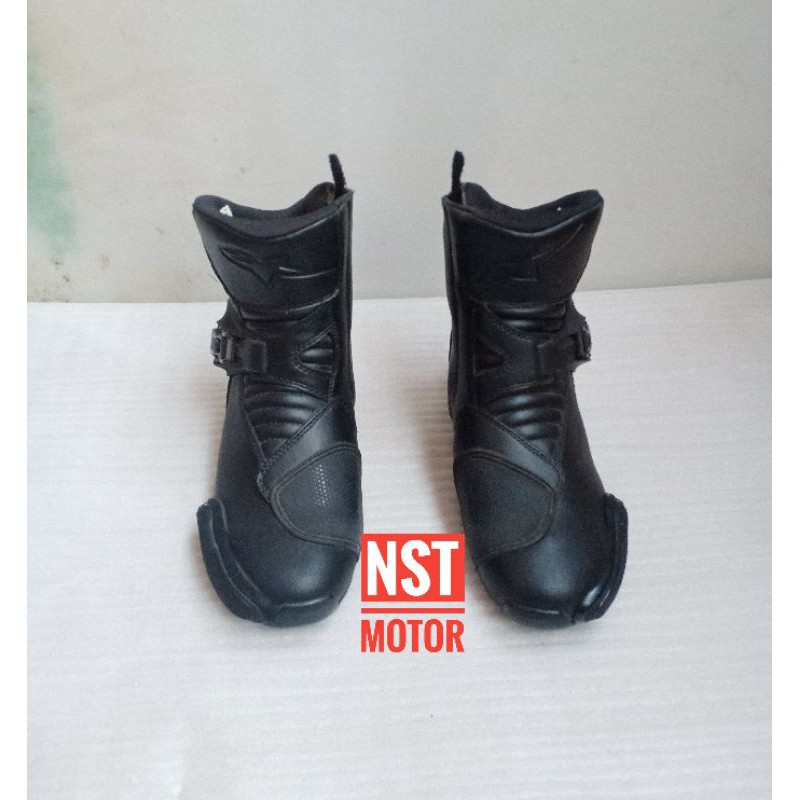 Sepatu Trail Trabas Alpinestar Excellent S-MX3 Hitam Made in Taiwan