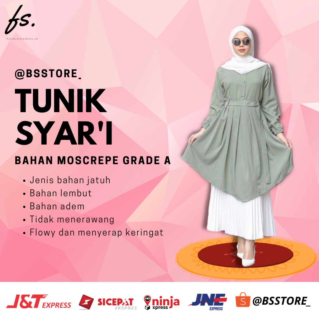 Baju Kebaya  Pakaian Jubah Atasan  Selena Tunik  Sifon Tunik Jumbo Shopee Terbaru 2022 Terbaru Shope