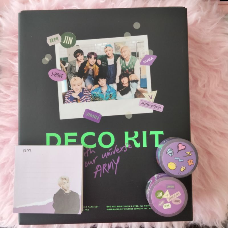 SHARING DECO KIT BTS 2022 (NOTEBOOK,DECO BOOK, BOX, ETC)