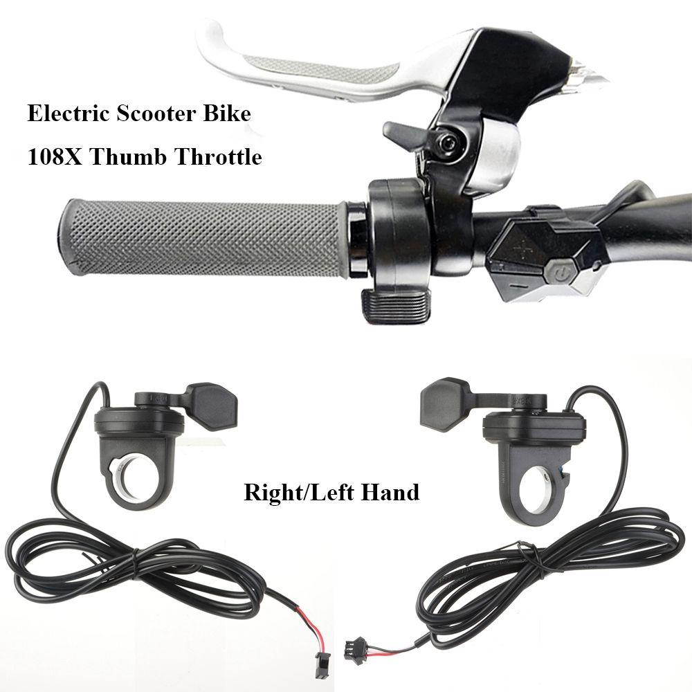 R-FLOWER Ebike Thumb Throttle Waterproof 72V 96V 108X Akselerator Thumb Throttle Untuk Sepeda Listrik