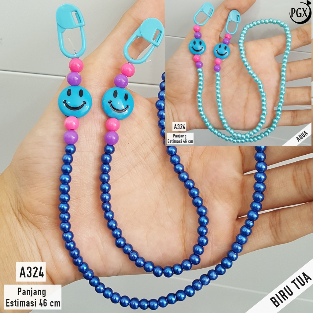 PGX Strap Masker Anak Mutiara - Kalung Masker Anak - Tali Masker Anak A328