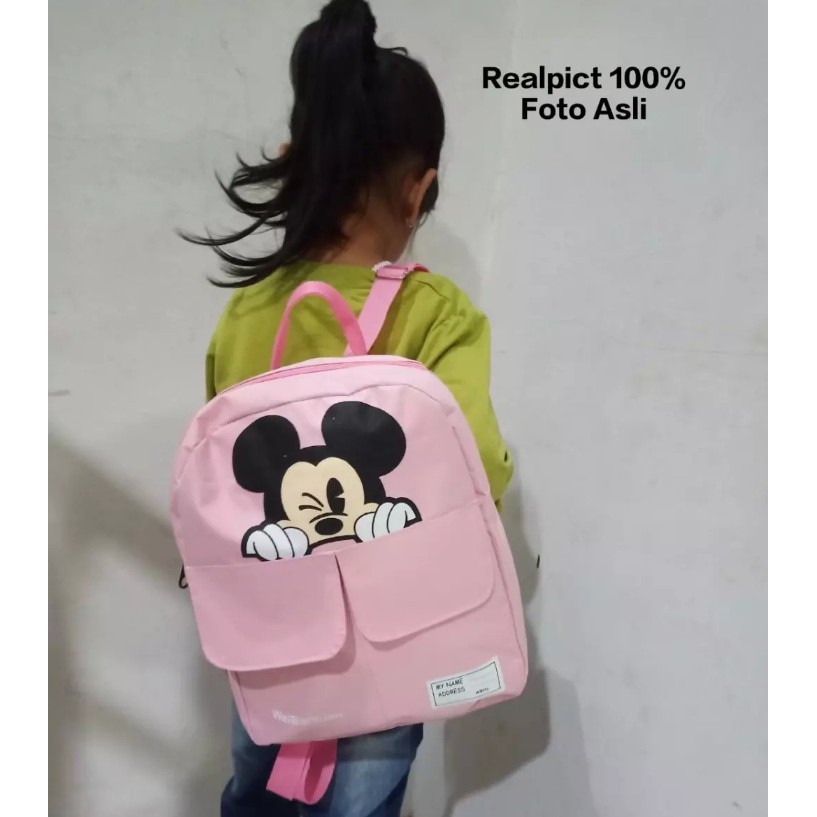 Tas Anak Perempuan Rangel Anak Cewek Micky Minnie Harga Grosir Tas Sekolah Anak