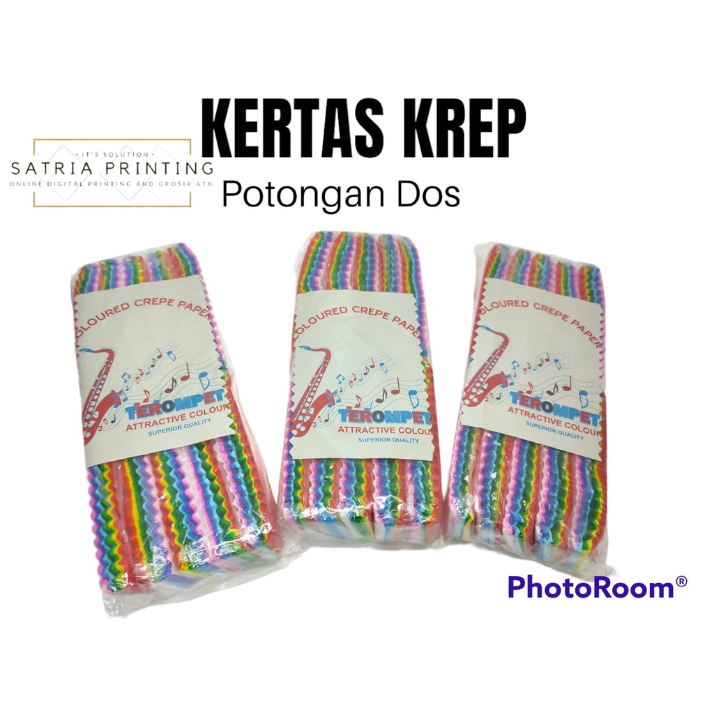 

100Pcs Kertas Krep/Kertas potong isi 100pcs