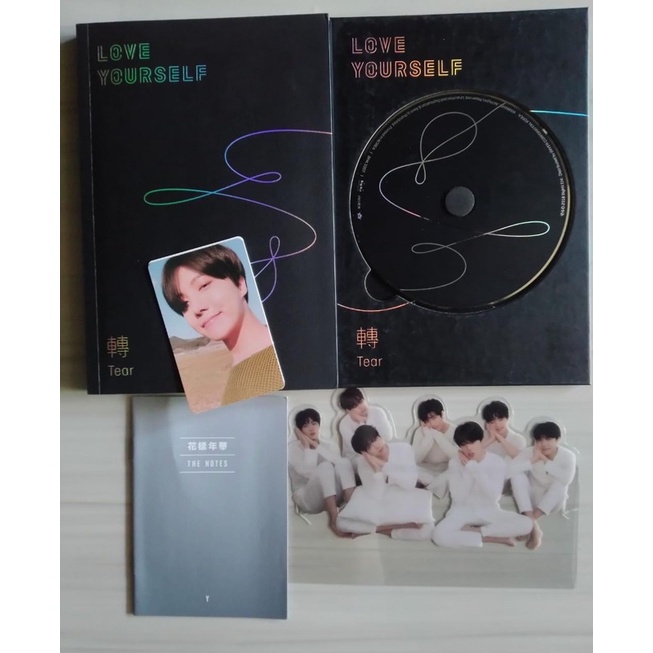 Album bts love yourself tear y fullset pc photocard jhope tear album unsealed