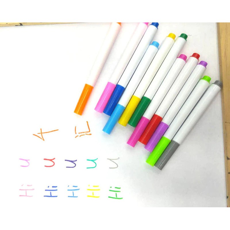 Kapur Liquid Chalk Erasable Pen Marker Kaca Papan Tulis 12 PCS - GP-96 - Multi Color