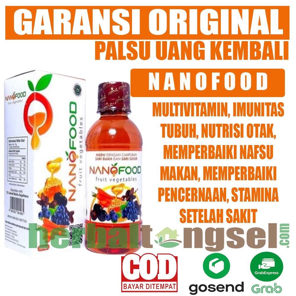 Madu Nanofood Original Madu Nanofood - Nano Food Madu Multivitamin Anak & Dewasa Daha Tahan Tubuh Ke