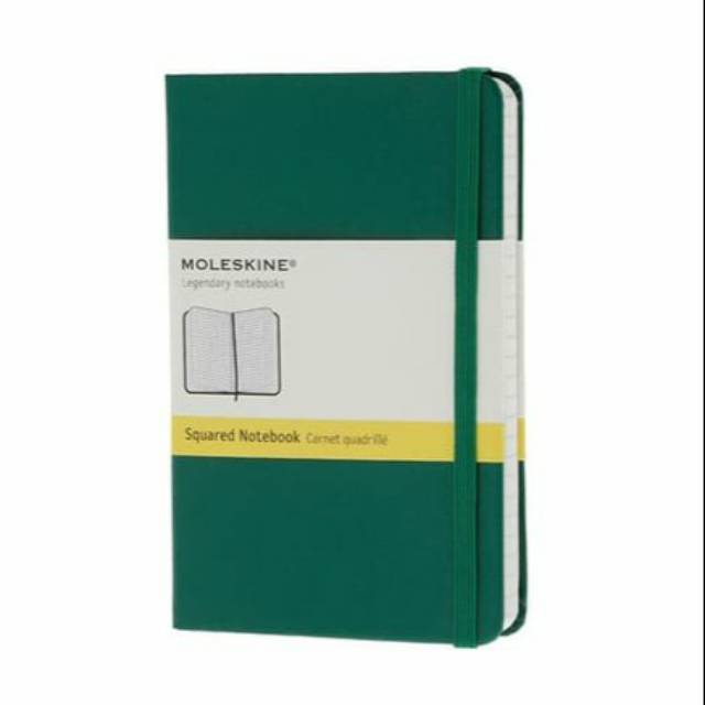 

Moleskine Squared Notebook Green pocket size
