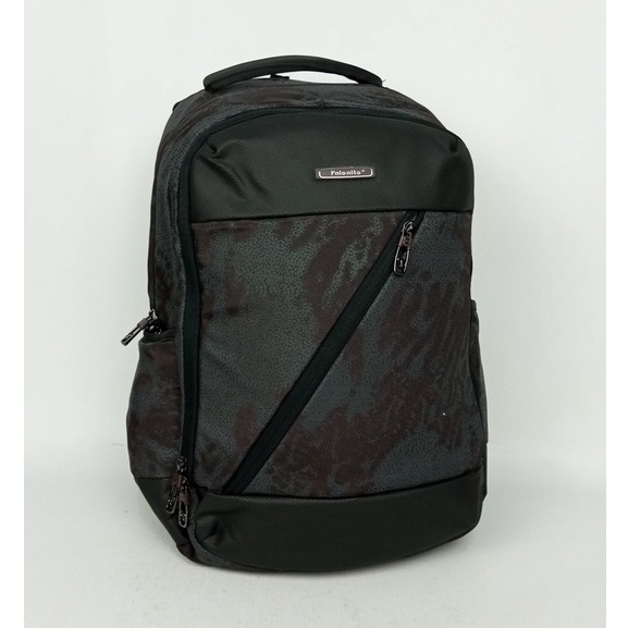 Tas Ransel Pria Tas Backpack Laptop Palo Alto Motif Loreng Port USB Free Rain Cover Terbaru