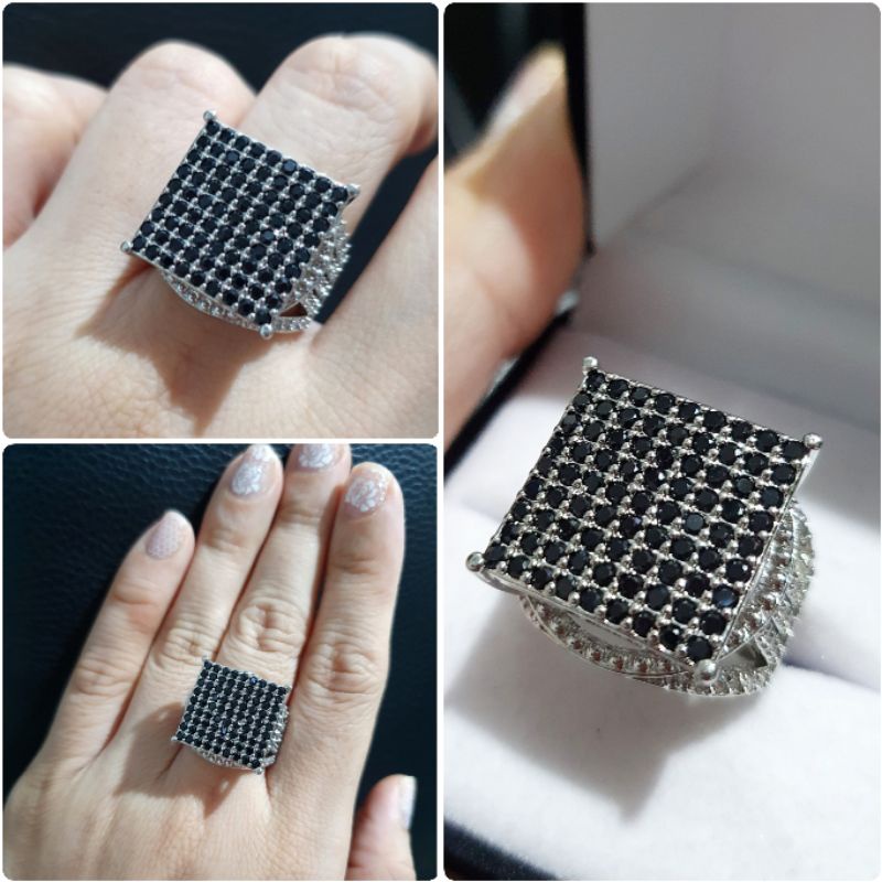 Cincin Zircon Premium Quality Lapis emas Premium Quality Anti karat anti alergi Mata kilau ml092