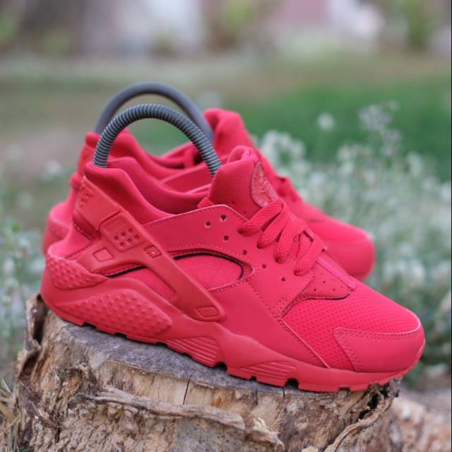 Sepatu NIKE Huarache Run - Red - ORIGINAL