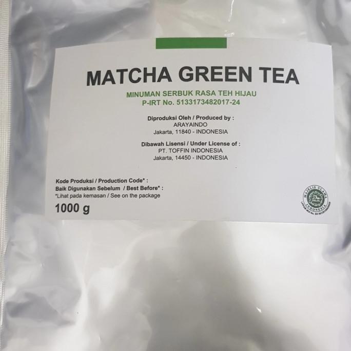 

Toffin Matcha Green Tea Powder | Minuman