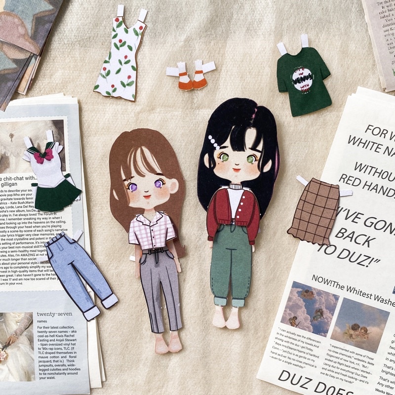 “Snow-Chara” Series Paper Doll BP