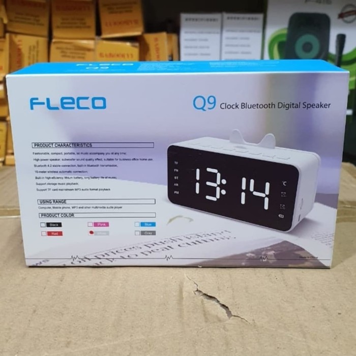 (COD) Fleco Q9 / Speaker Jam Digital Fleco Bluetooth - radio - usb - Alarm