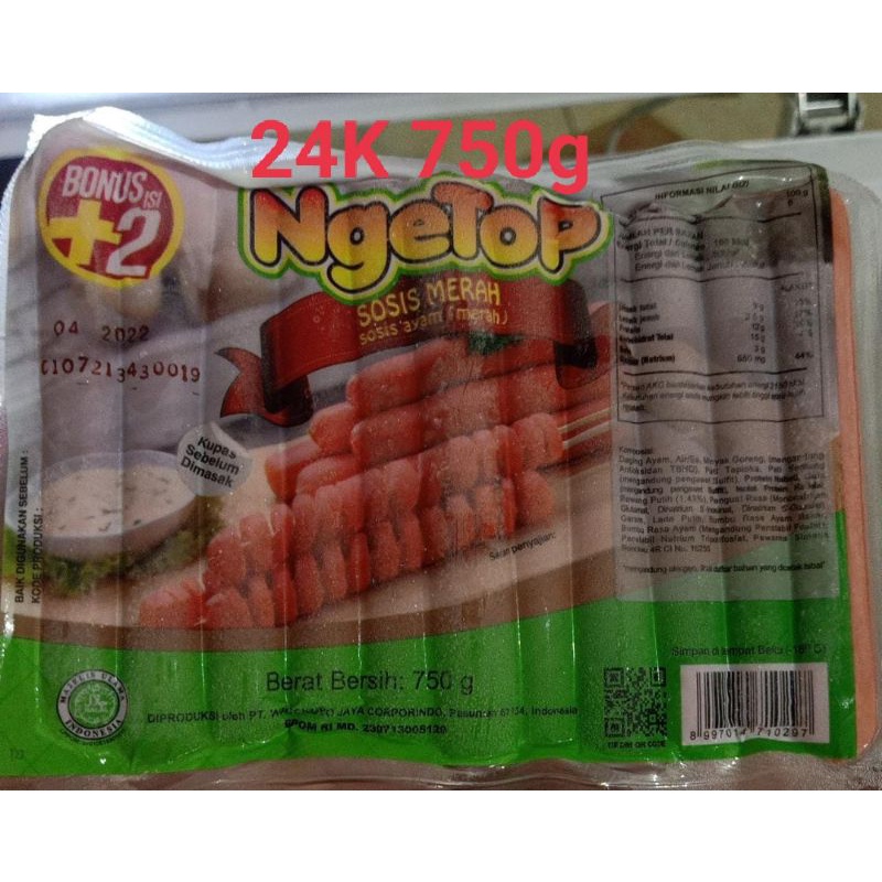 

sosis ayam merah Ngetop 750g