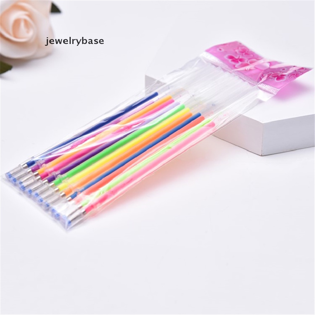 48pcs / Set Pena Tinta Gel Isi Ulang Warna-Warni Neon Untuk Alat Tulis 48pcsset Spidol Gel Rollerball Warna Pastel Neon Untuk Sketsamenggambar 4