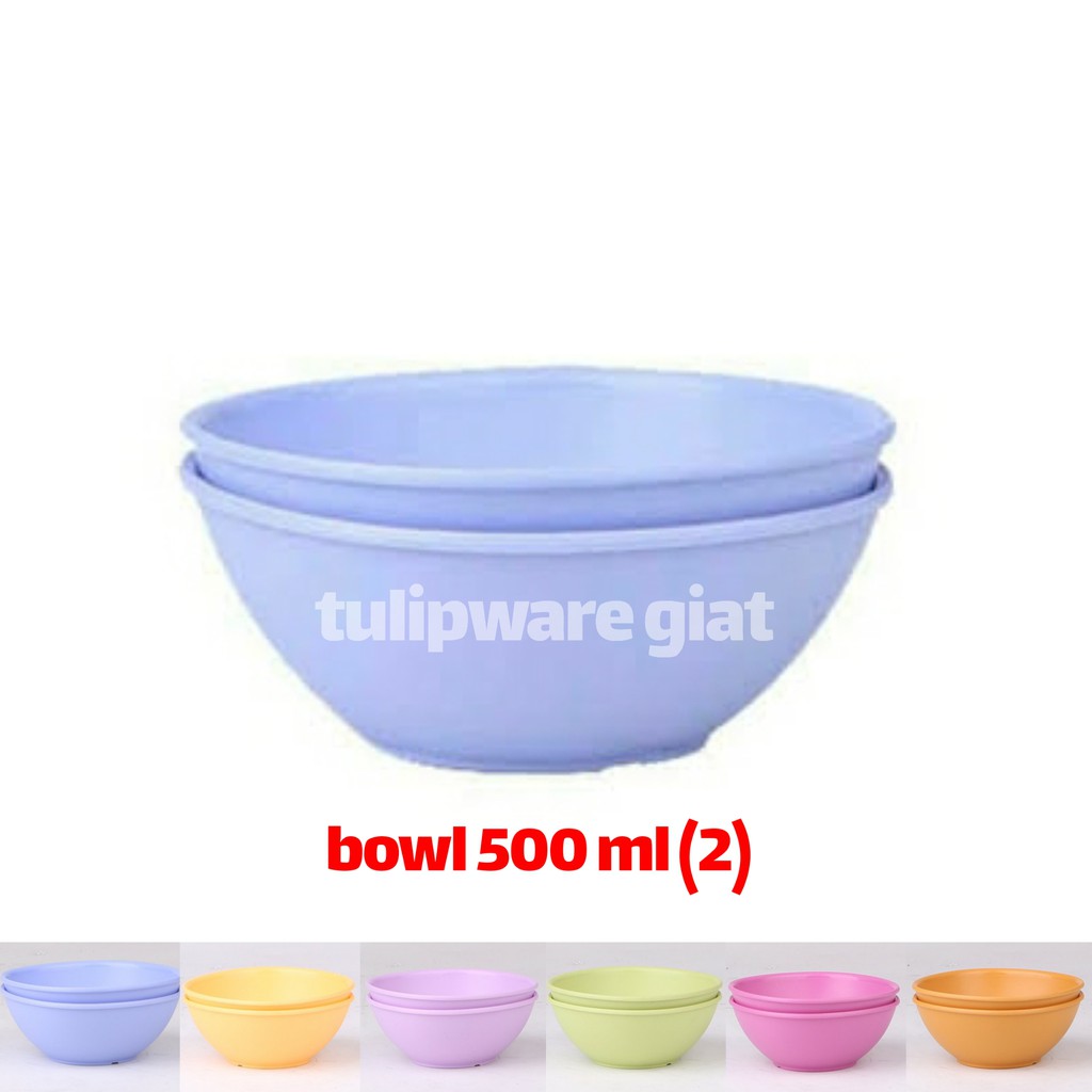Twin Tulipware BOWL 500 ml Isi 2 MANGKOK BAKSO Tulipware Kita