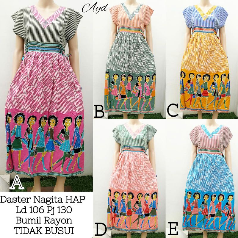 Daster Hap nagita bu tejo homedress terlaris