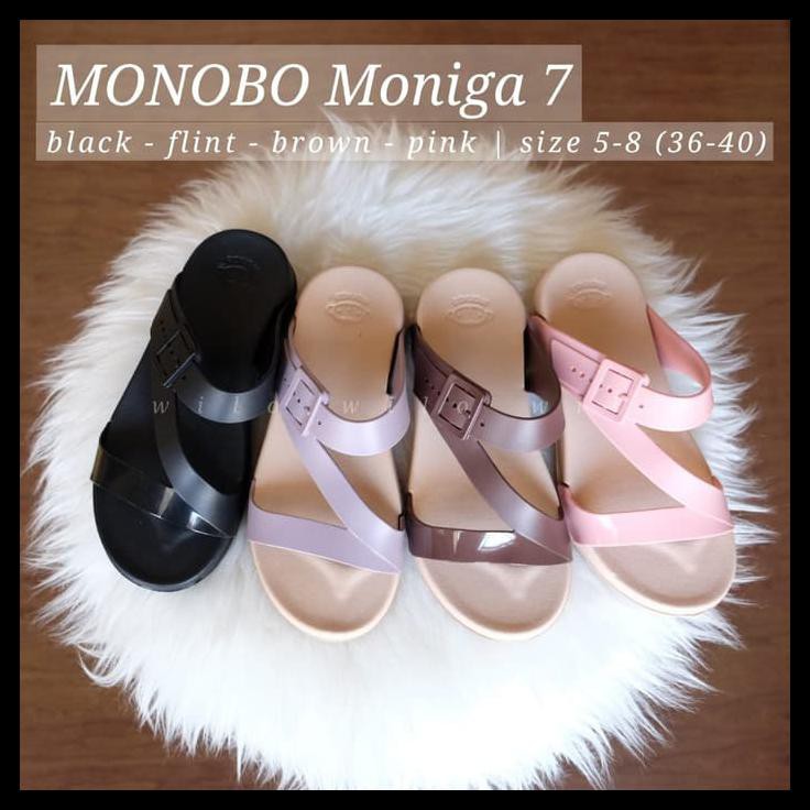 Terlaris Sandal Karet Wanita Empuk - Moniga 7