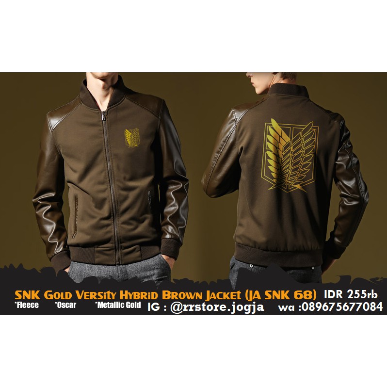 Jaket SNK GOLD VERSITY HYBRID BROWN