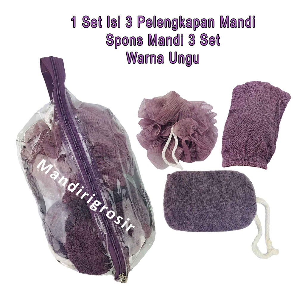 Spons Penggosok Badan * Spons Mandi 2 Set &amp; 3 Set * Spons Mandi Pembersih * Spons