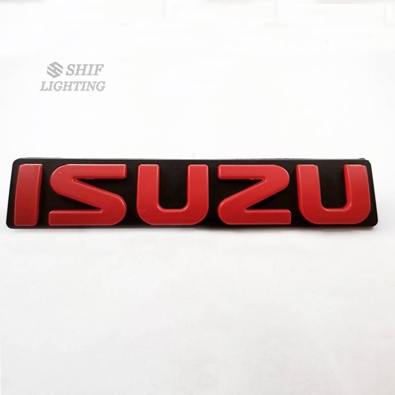 1pc Stiker Emblem Logo Isuzu Bahan Abs Untuk Grill Depan Isuzu Mux Dmax