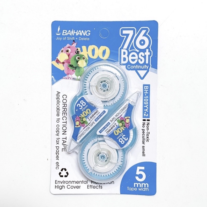 

CORRECTION TAPE BAHANG 109YY2(1 set 2 pcs)