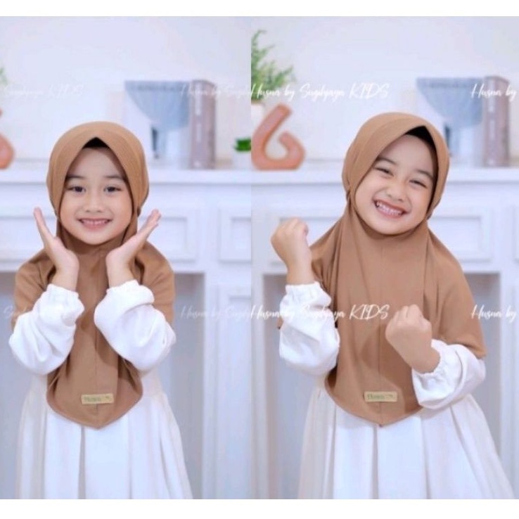 Khimar Pet Tali Anak Jilbab Anak Diamond